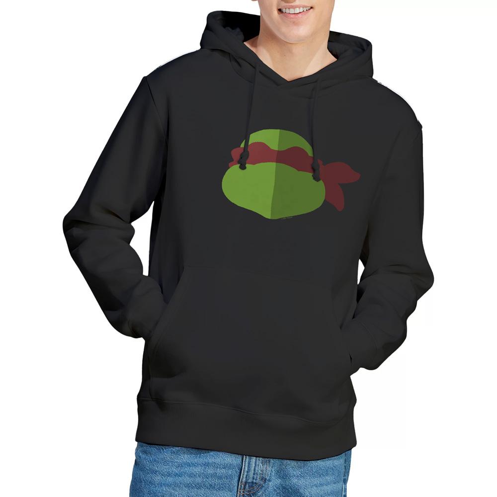Black - Lifestyle - Teenage Mutant Ninja Turtles Mens Raphael Face Hoodie