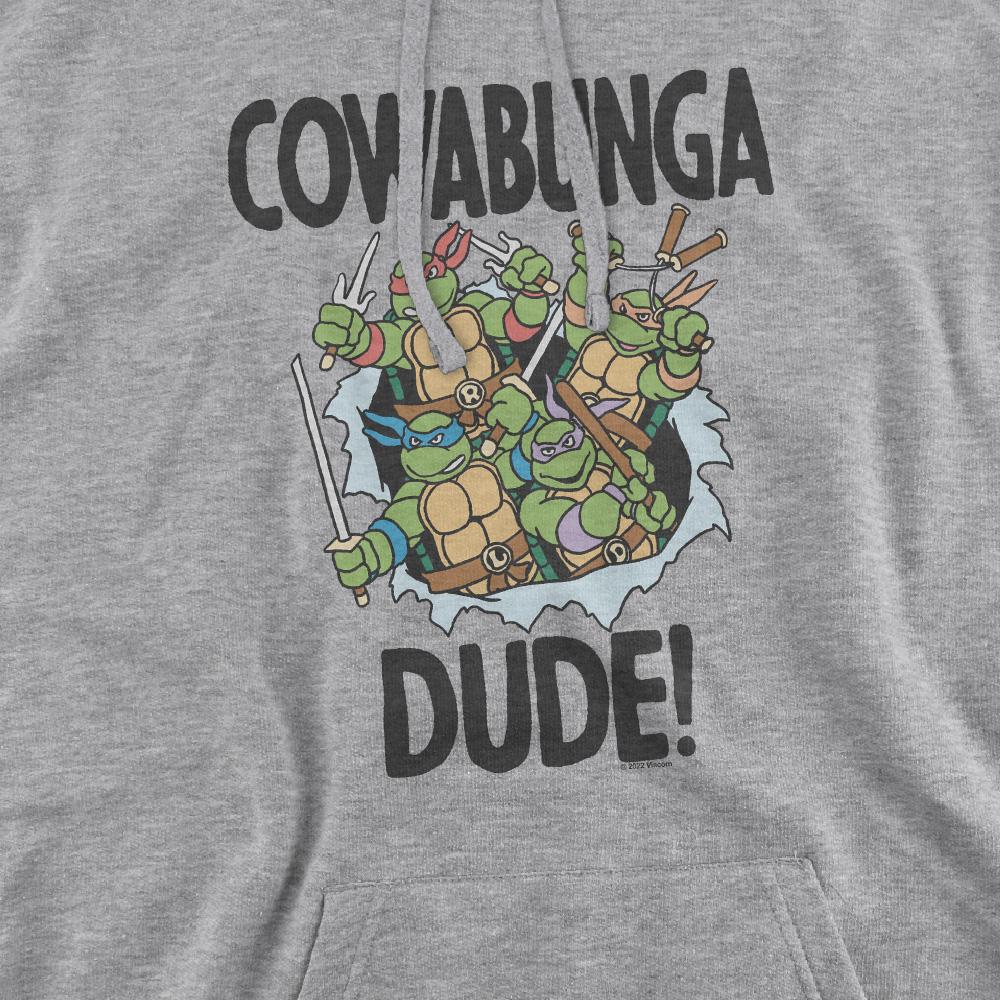 Sport Heather - Pack Shot - Teenage Mutant Ninja Turtles Mens Cowabunga Dude Hoodie