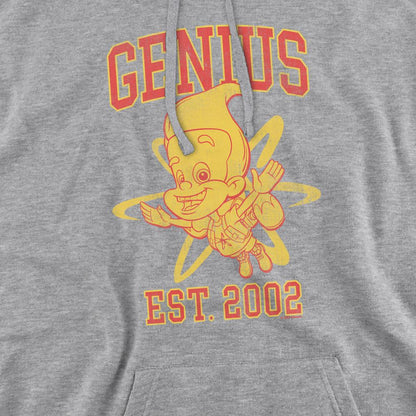 Sport Heather - Pack Shot - Jimmy Neutron Mens Genius Collegiate Hoodie