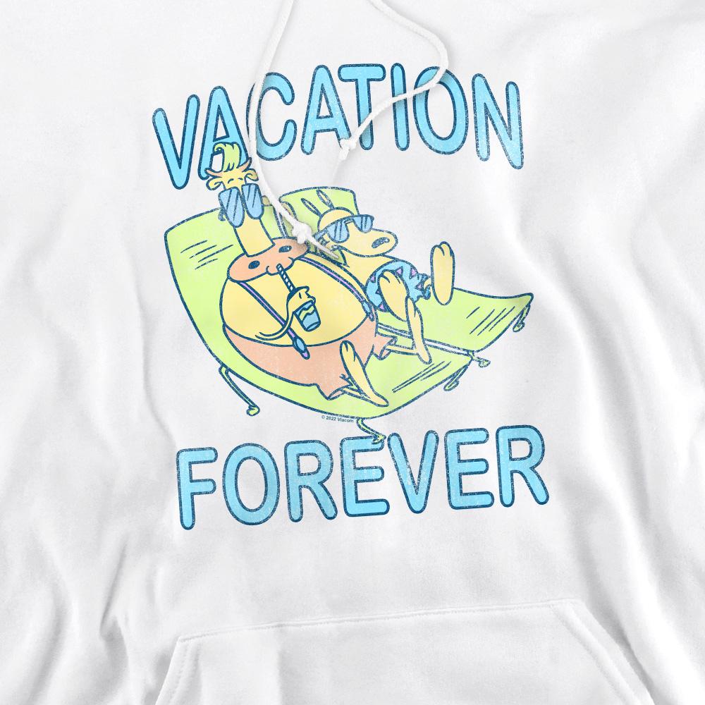 White - Pack Shot - Rocko´s Modern Life Mens Vacation Forever Hoodie
