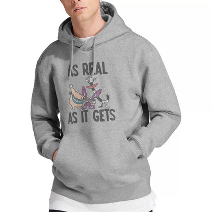 Sport Heather - Lifestyle - Aaahh!!! Real Monsters Mens As Real As It Gets Hoodie