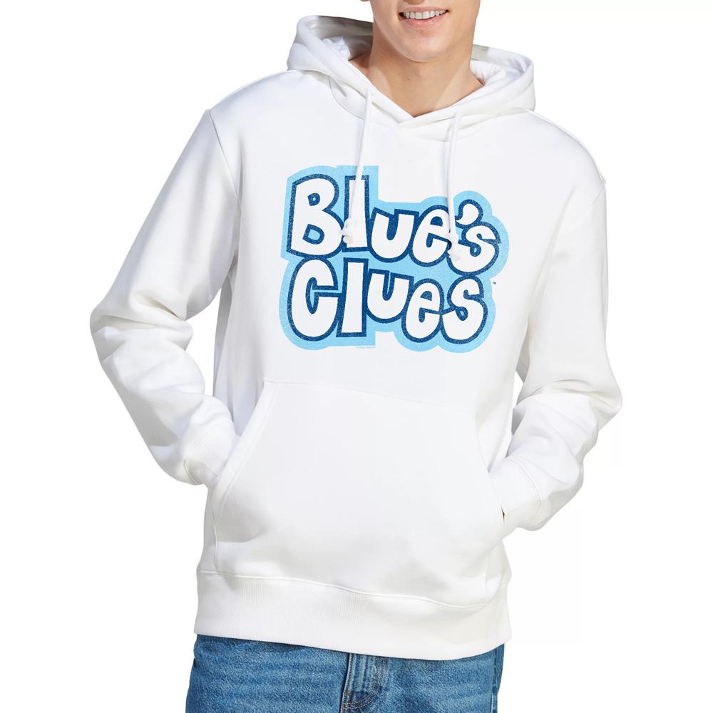 White - Lifestyle - Blue´s Clues Mens Vintage Logo Hoodie