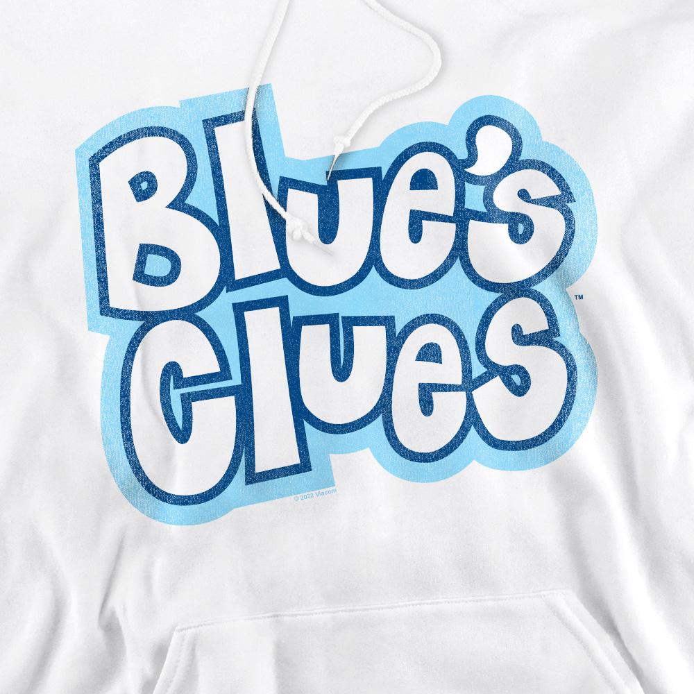 White - Pack Shot - Blue´s Clues Mens Vintage Logo Hoodie