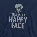 Navy - Side - SpongeBob SquarePants Mens Happy Face Hoodie