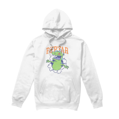 White - Front - Rugrats Mens Shirt Rip Reptar Hoodie