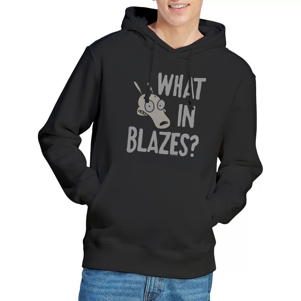 Black - Lifestyle - Rocko´s Modern Life Mens What In Blazes? Hoodie
