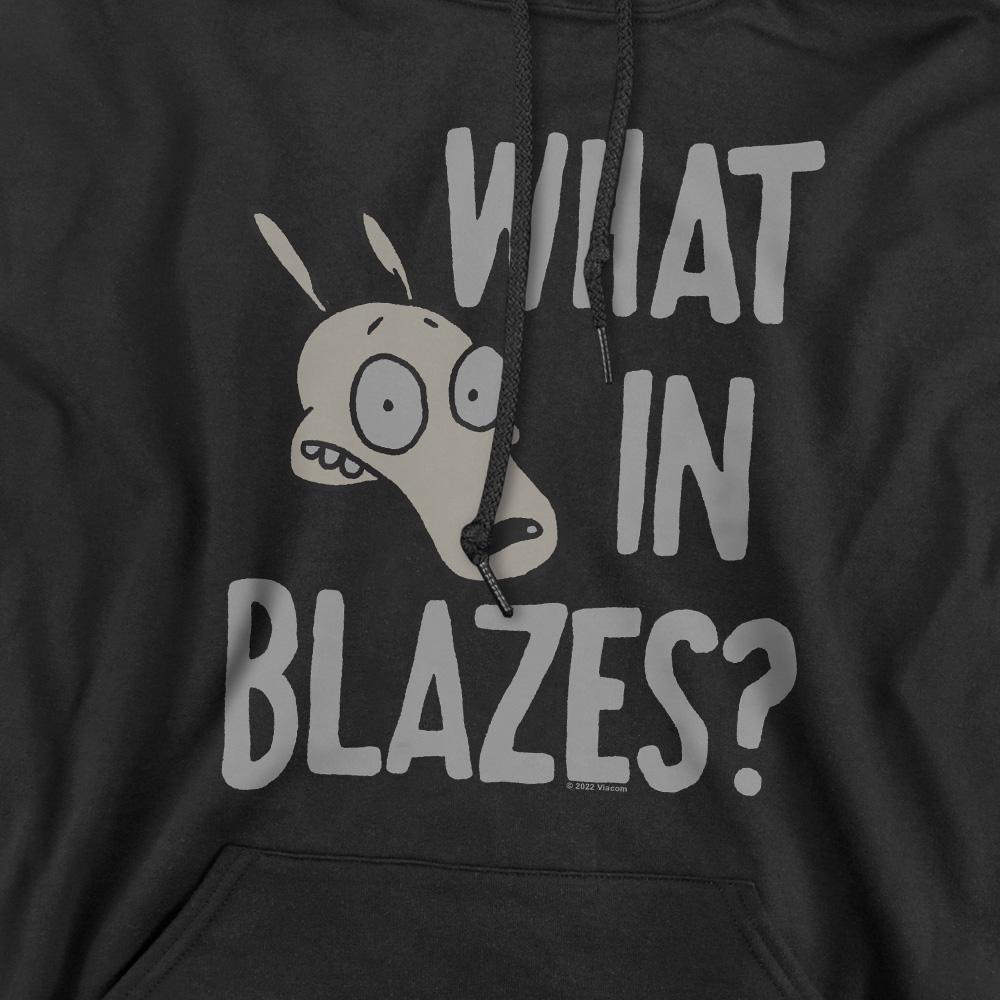 Black - Pack Shot - Rocko´s Modern Life Mens What In Blazes? Hoodie