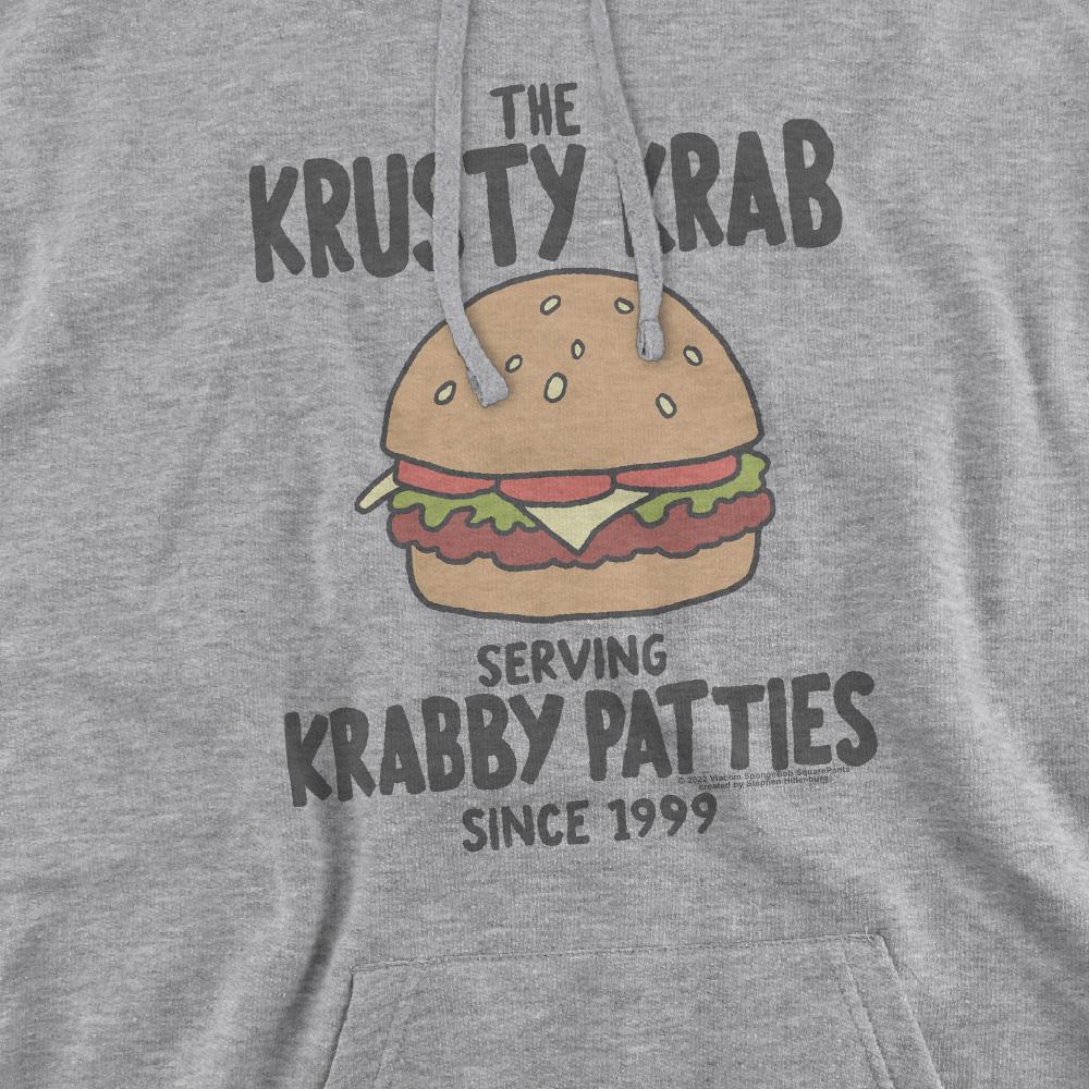 Sport Heather - Side - SpongeBob SquarePants Mens Krabby Patties Hoodie