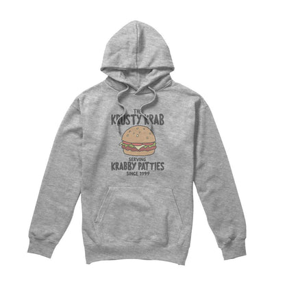 Sport Heather - Front - SpongeBob SquarePants Mens Krabby Patties Hoodie