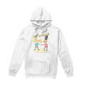 White - Front - Hey Arnold! Mens Arnold & Gerald Hoodie
