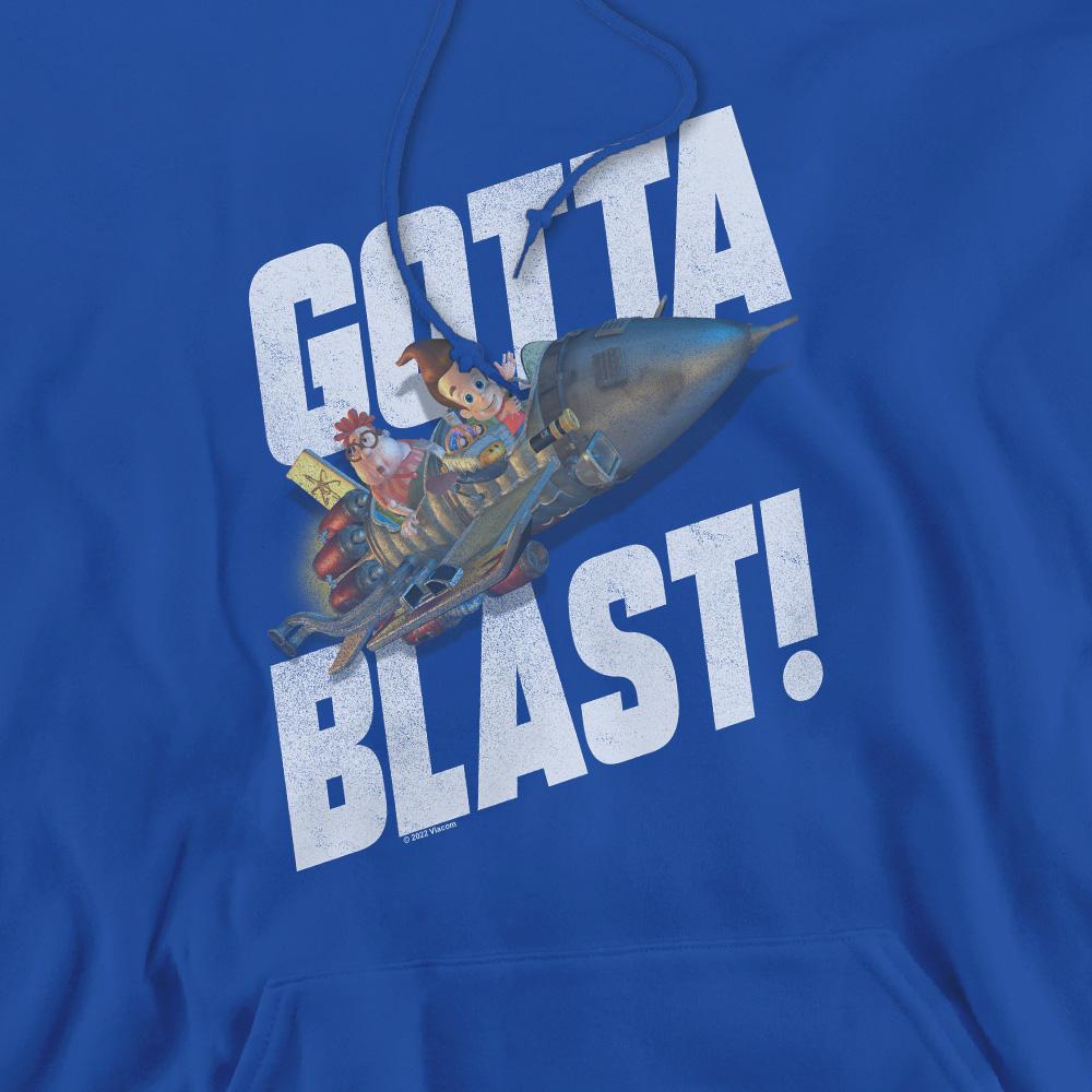 Royal Blue - Pack Shot - Jimmy Neutron Mens Gotta Blast Hoodie