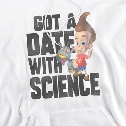 White - Pack Shot - Jimmy Neutron Mens Science Hoodie