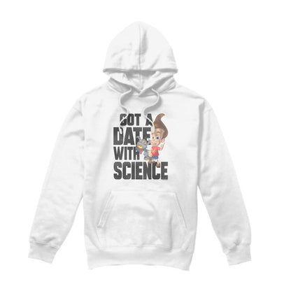 White - Front - Jimmy Neutron Mens Science Hoodie