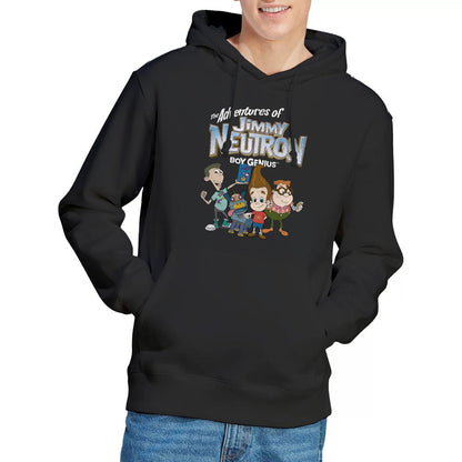 Black - Lifestyle - Jimmy Neutron Mens Group Hoodie