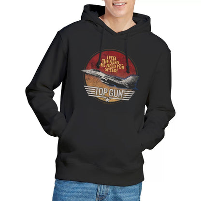 Black - Lifestyle - Top Gun Mens Fighter Hoodie