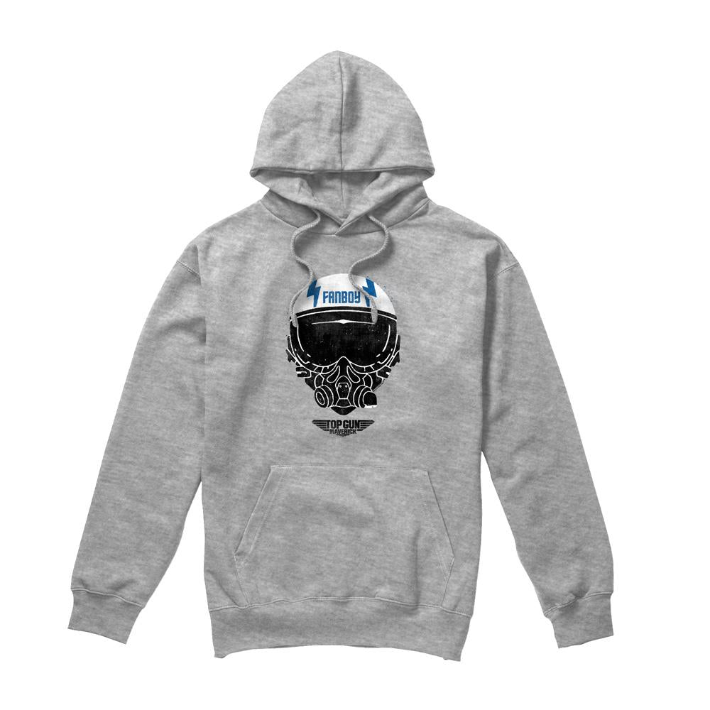 Sport Heather - Front - Top Gun Mens Fanboy Helmet Hoodie
