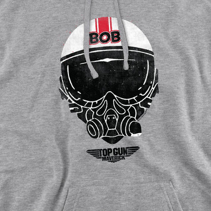 Sport Heather - Side - Top Gun Mens Bob Helmet Hoodie