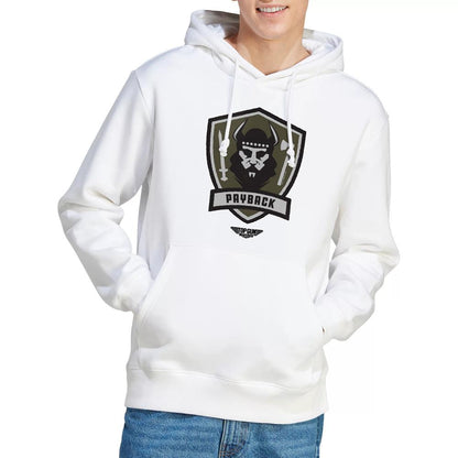 White - Lifestyle - Top Gun Mens Payback Logo Hoodie