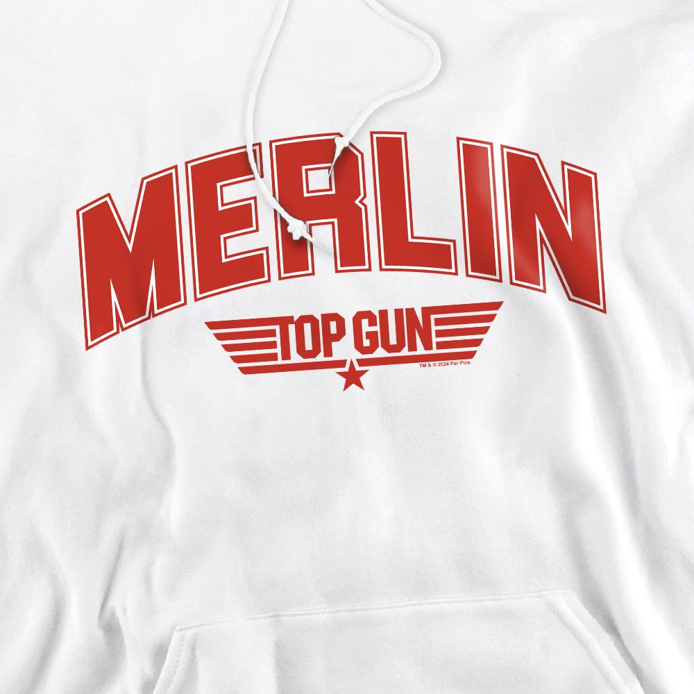 White - Pack Shot - Top Gun Mens Merlin Varsity Hoodie