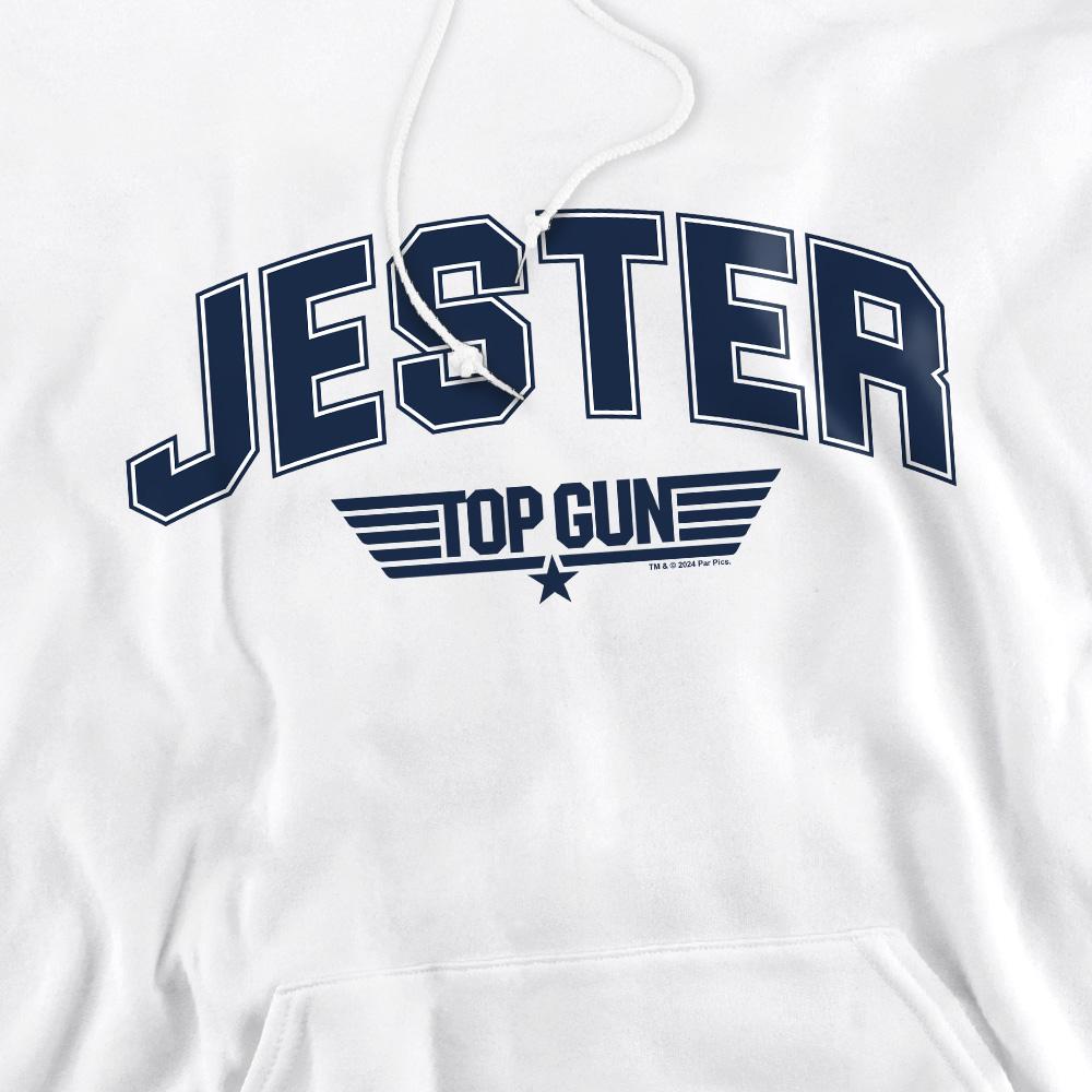 White - Pack Shot - Top Gun Mens Jester Varsity Hoodie