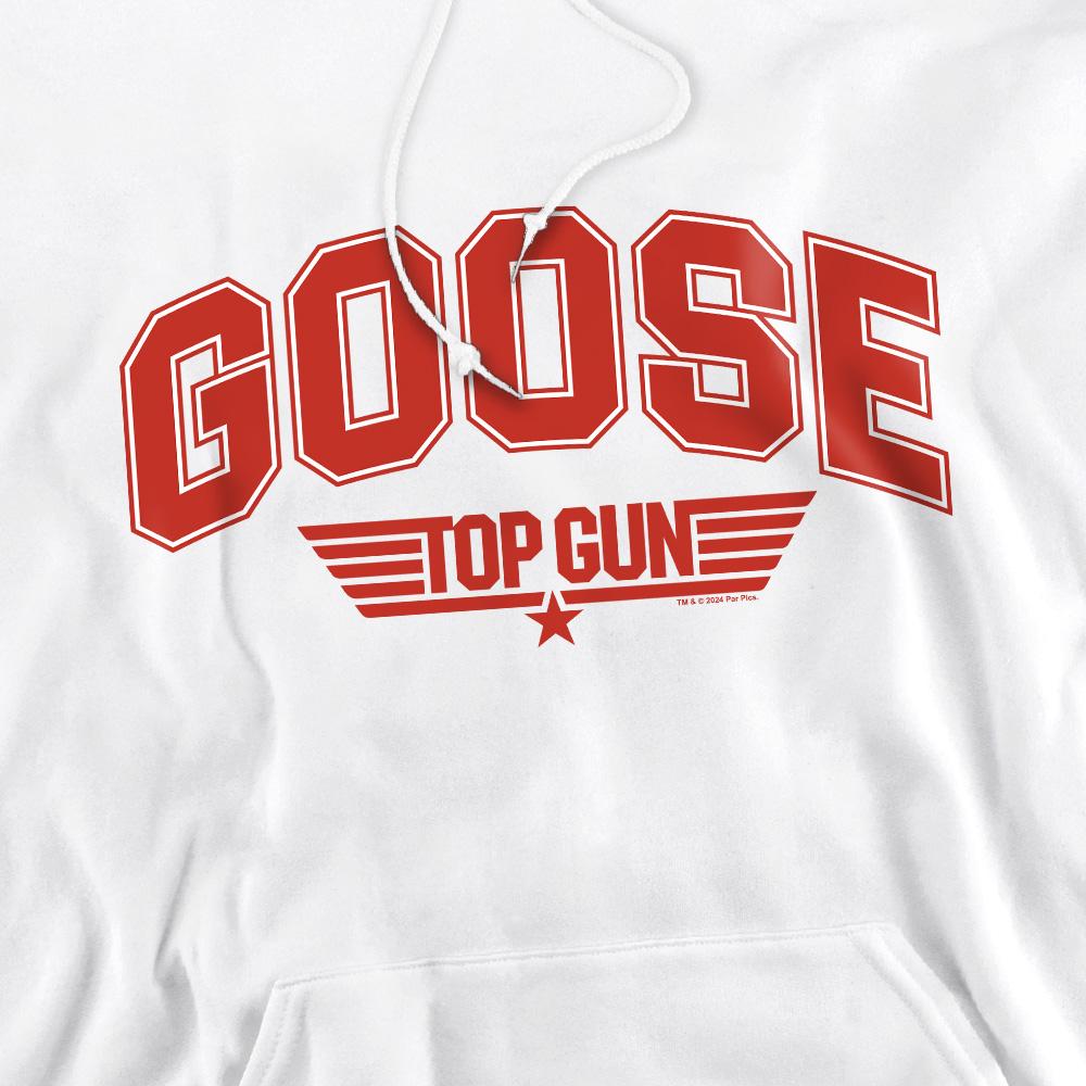 White - Pack Shot - Top Gun Mens Goose Varsity Hoodie