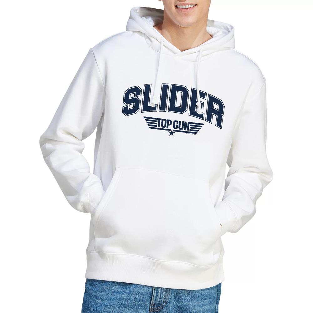 White - Lifestyle - Top Gun Mens Slider Varsity Hoodie