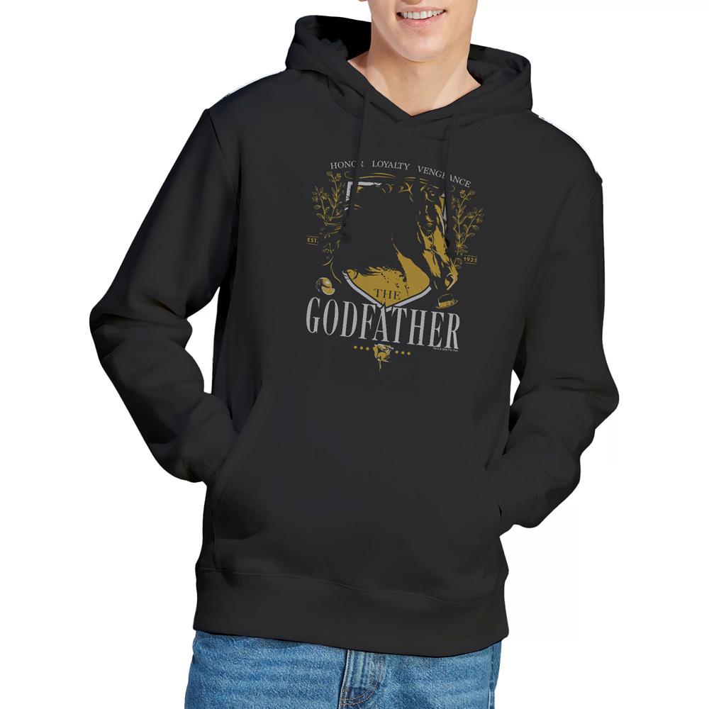 Black - Lifestyle - The Godfather Mens Crest Hoodie