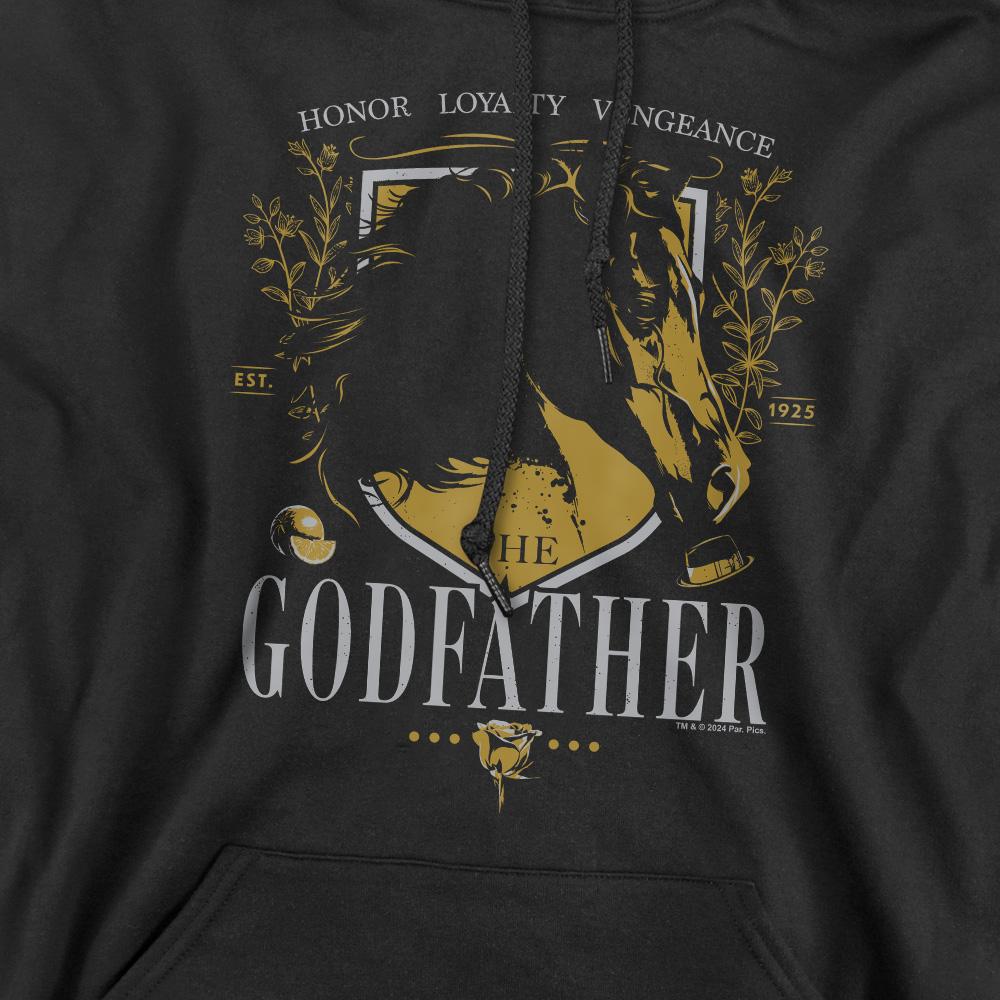 Black - Pack Shot - The Godfather Mens Crest Hoodie