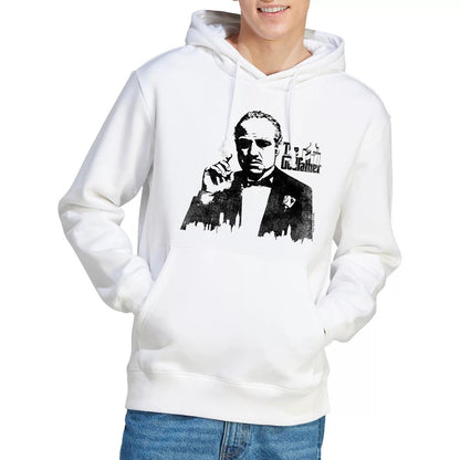White - Lifestyle - The Godfather Mens Silhouette Hoodie