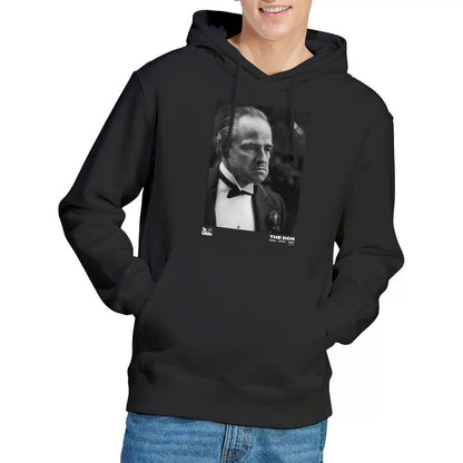 Black - Lifestyle - The Godfather Mens Don Vito Corleone Photograph Hoodie