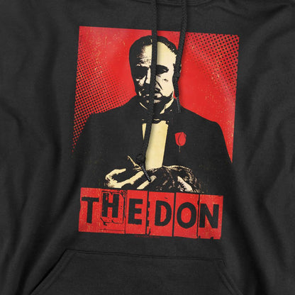 Black - Pack Shot - The Godfather Mens Don Vito Corleone Pop Art Hoodie