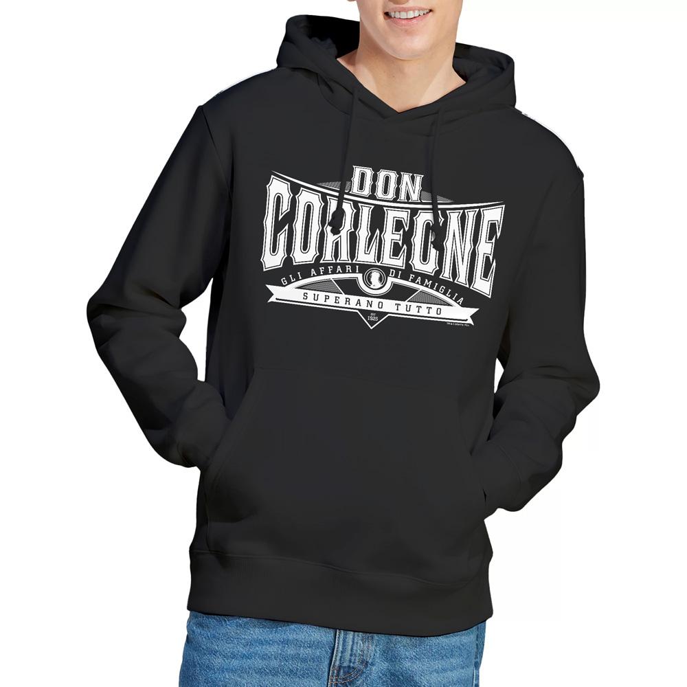 Black - Lifestyle - The Godfather Mens Don Vito Corleone Text Hoodie