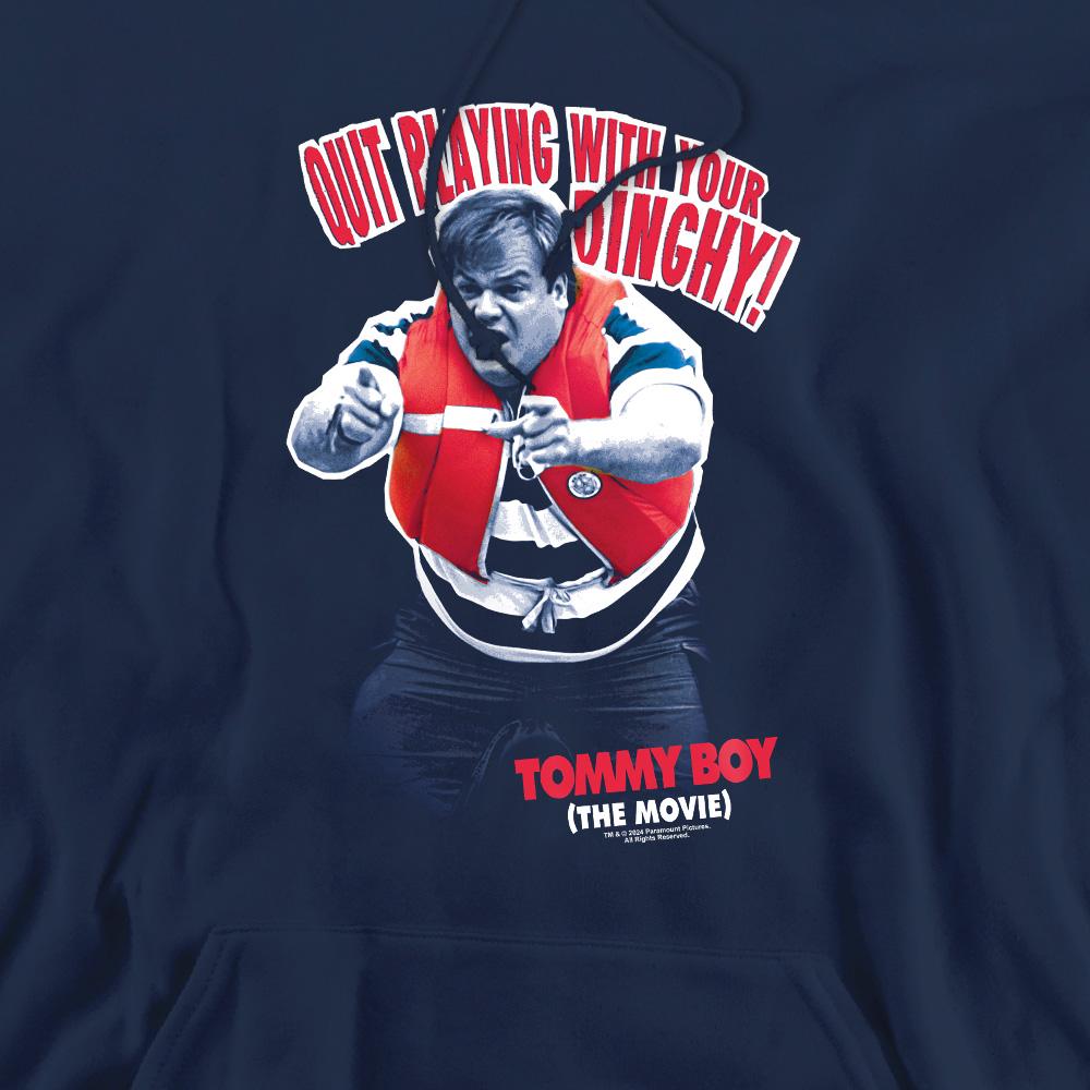 Navy - Pack Shot - Tommy Boy Mens Dinghy Hoodie