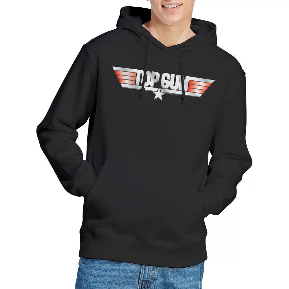 Black - Lifestyle - Top Gun Mens Logo Hoodie
