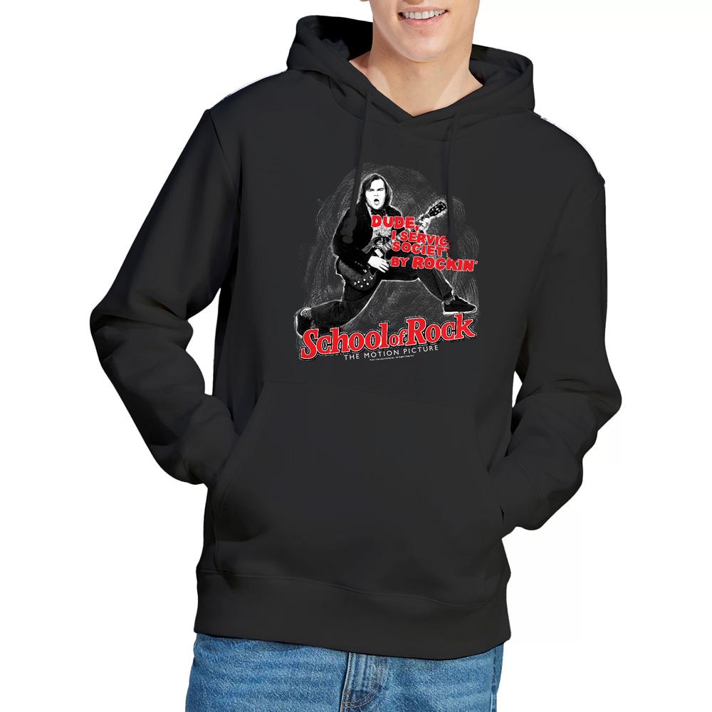 Black - Lifestyle - School of Rock Mens Rockin Hoodie