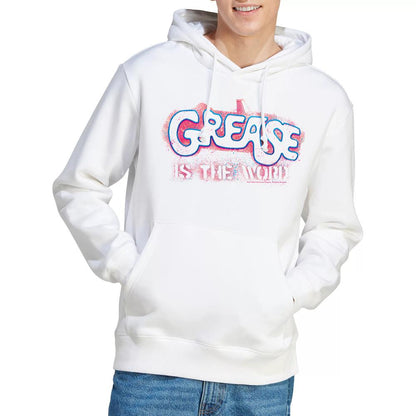 White - Pack Shot - Grease Mens Grease Is The Word Hoodie