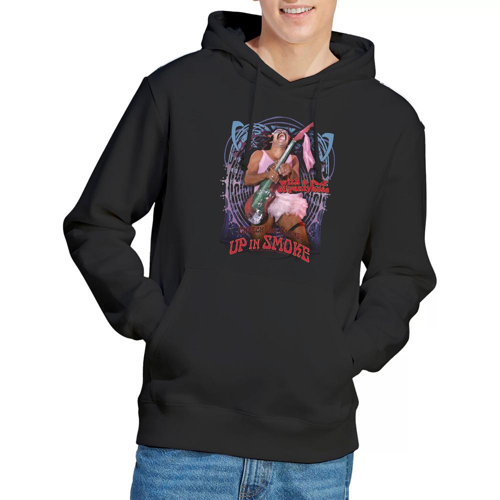 Black - Lifestyle - Cheech & Chong Mens Up In Smoke Pantyhose Hoodie
