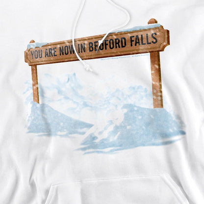 White - Pack Shot - It´s a Wonderful Life Mens Bedford Falls Hoodie