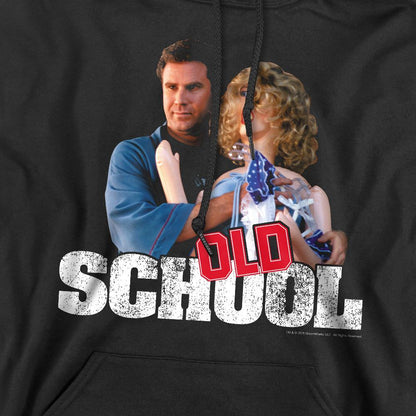 Black - Pack Shot - Old School Mens Frank And Friend Hoodie