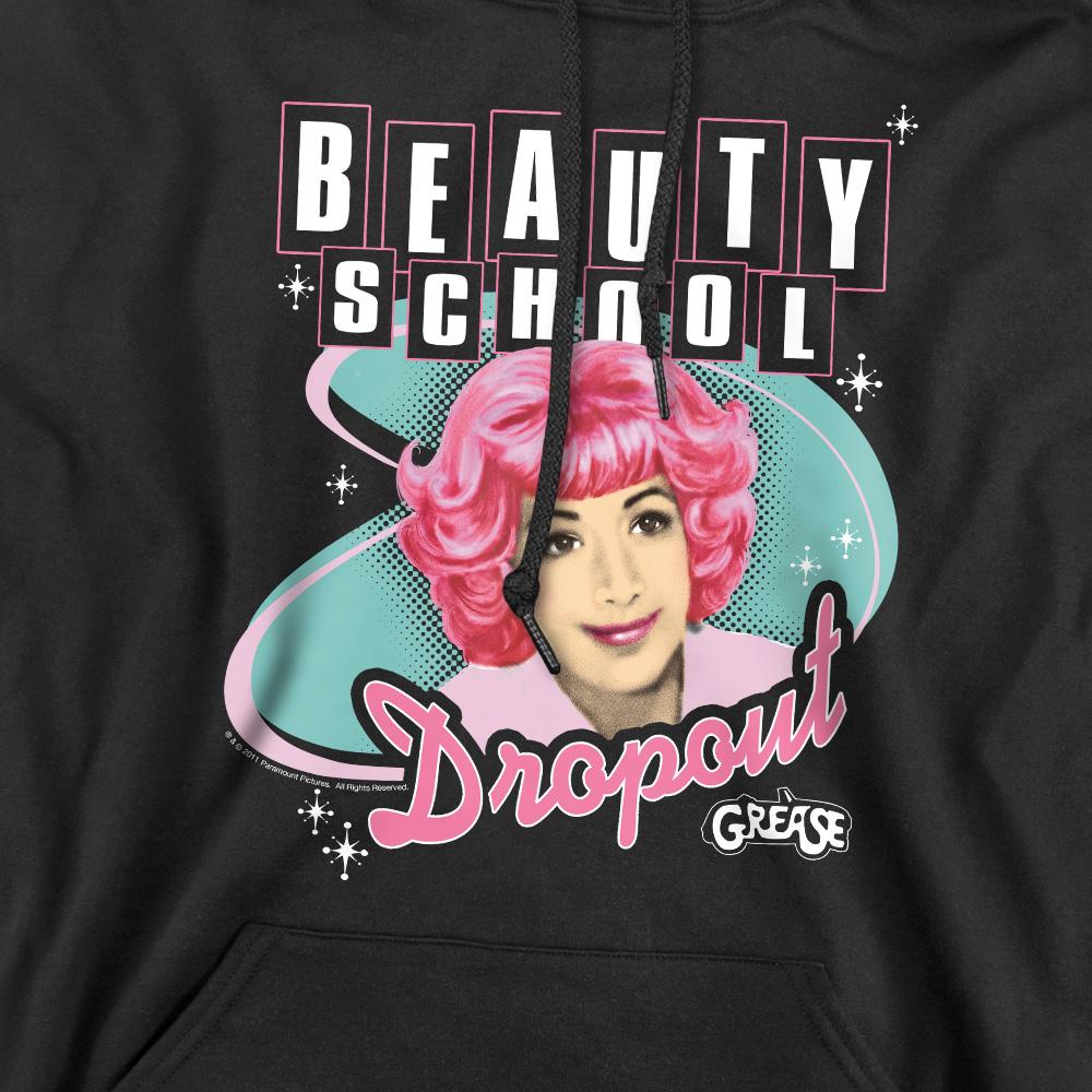 Black - Pack Shot - Grease Mens Beauty School Dropout Hoodie