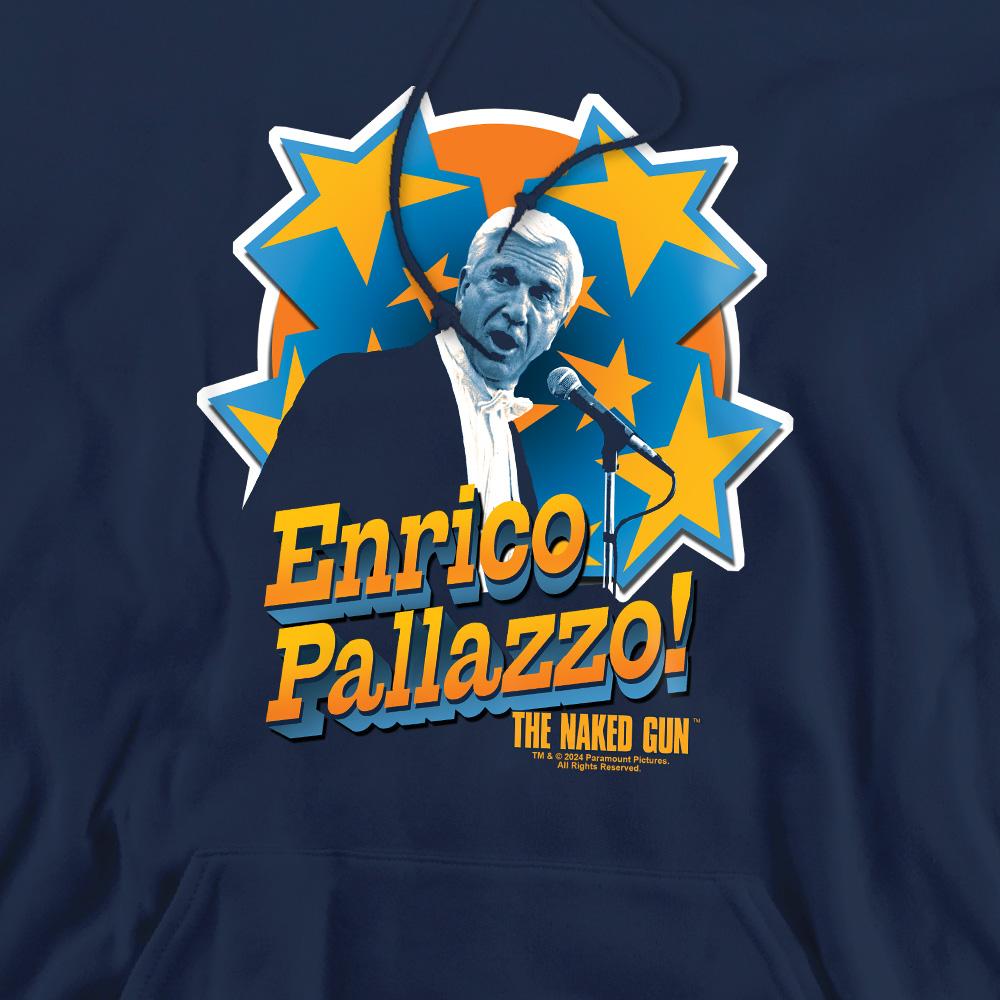 Navy - Pack Shot - The Naked Gun Mens It´s Enrico Pallazzo Hoodie
