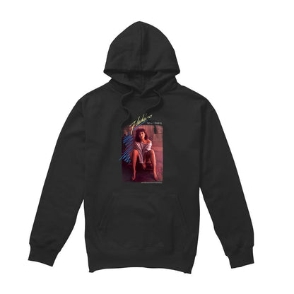 Black - Front - Flashdance Mens Title Hoodie