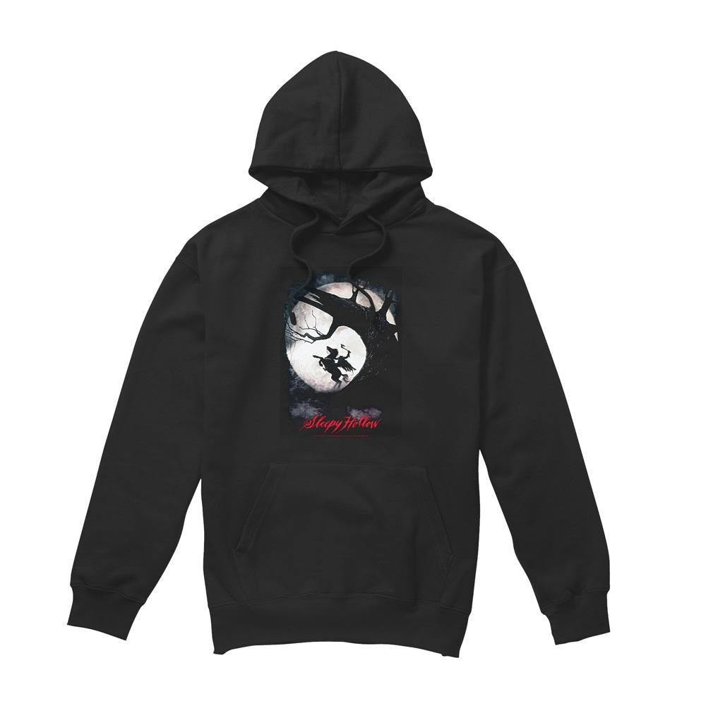 Black - Front - Sleepy Hollow Mens Poster Hoodie