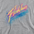 Sport Heather - Pack Shot - Flashdance Mens Spray Logo Hoodie