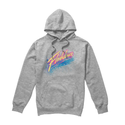 Sport Heather - Front - Flashdance Mens Spray Logo Hoodie