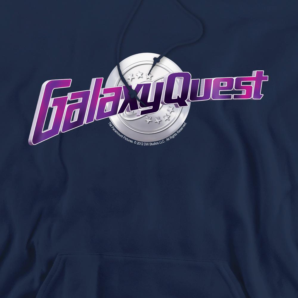 Navy - Pack Shot - Galaxy Quest Mens Logo Hoodie
