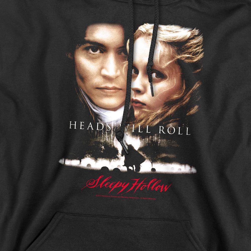Black - Pack Shot - Sleepy Hollow Mens Heads Will Roll Hoodie