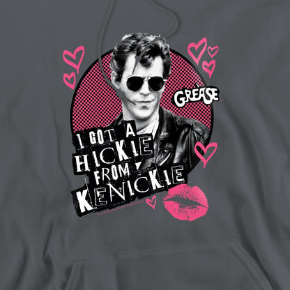 Charcoal - Pack Shot - Grease Mens Kenickie Hoodie