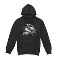 Black - Front - Galaxy Quest Mens Never Surrender Hoodie