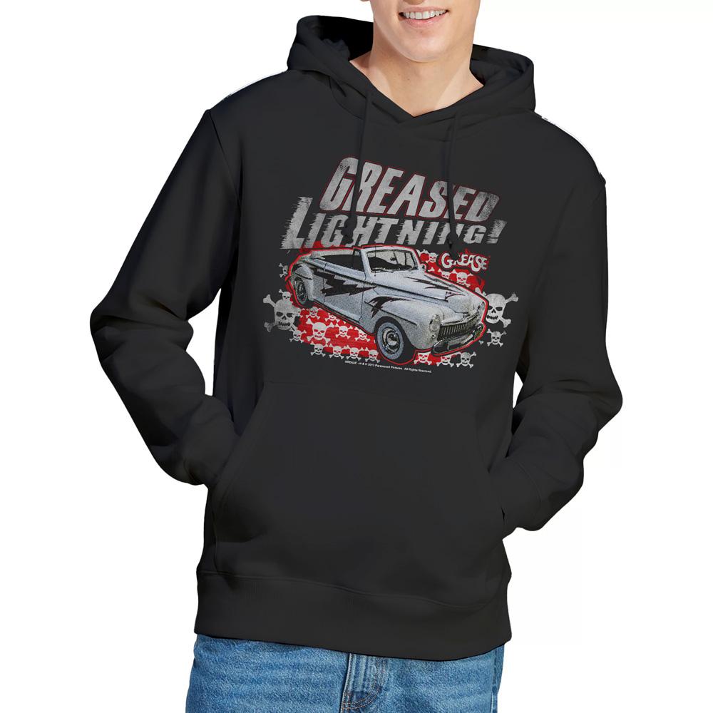 Black - Lifestyle - Grease Mens Greased Lightening Hoodie